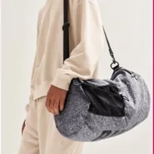 VICTORIA\'S SECRET PINK Campus Convertible Duffle Large Backpack Gray Marl Black NEW Victoria main image 3
